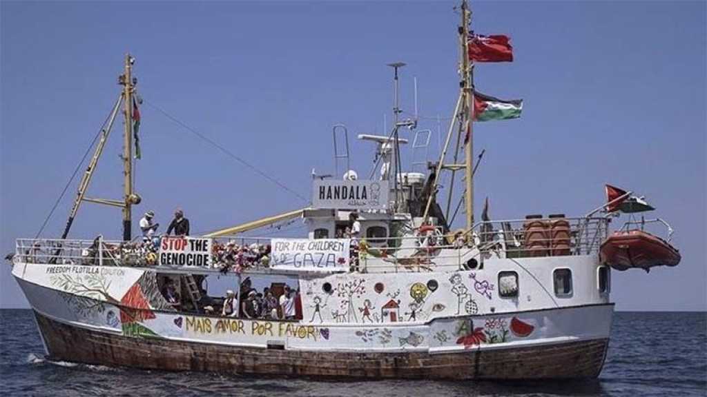 Gaza: Arraisonnement illégal du navire humanitaire Handala par «Israël», l’Iran condamne