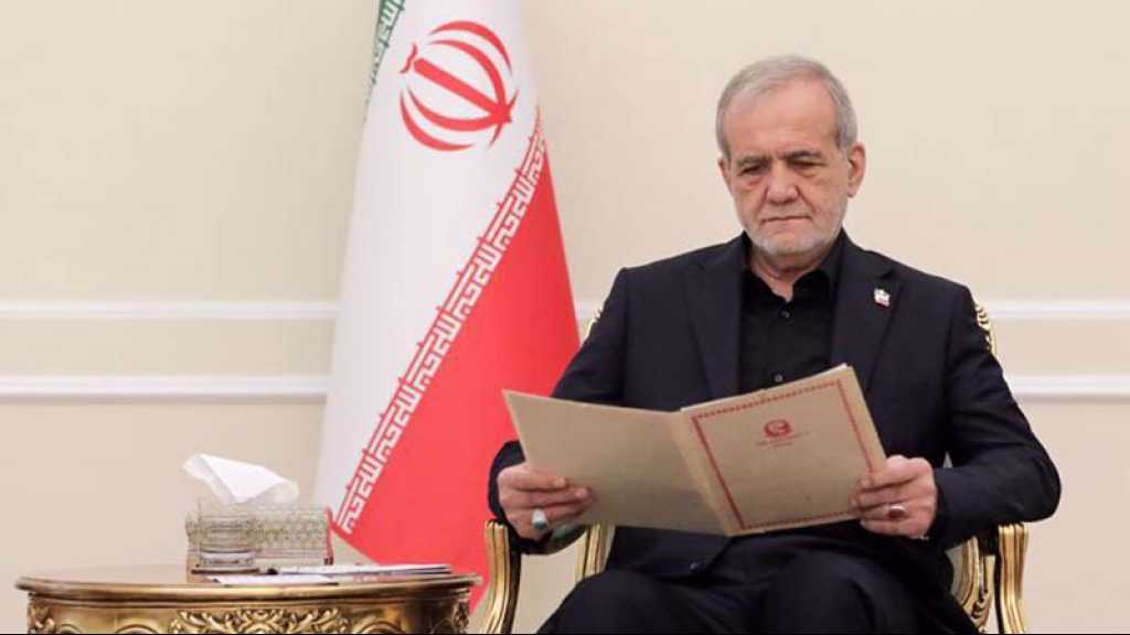 Iran: Pezeshkian appelle aux efforts mondiaux pour mettre fin aux crimes «israéliens» à Gaza