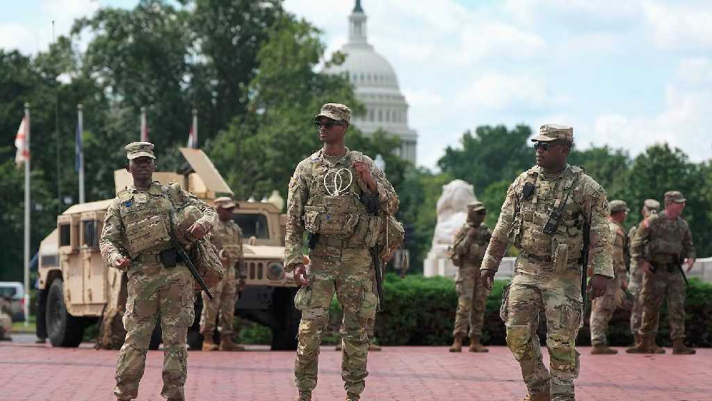 Les 800 gardes nationaux mobilisés pour «nettoyer» Washington sont sur place, confirme le Pentagone