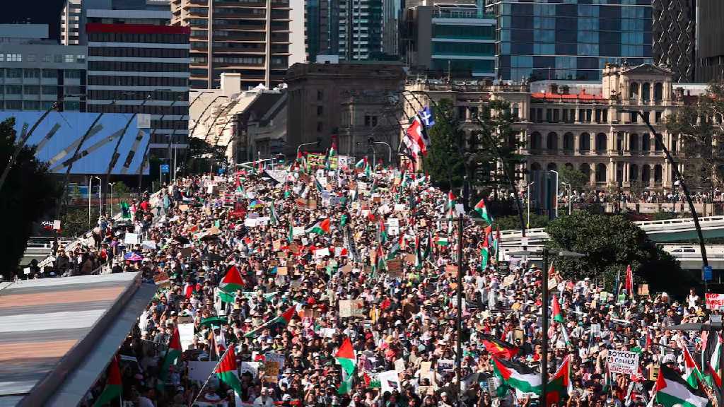 Australie: Gigantesques manifestations de soutien aux Palestiniens de Gaza