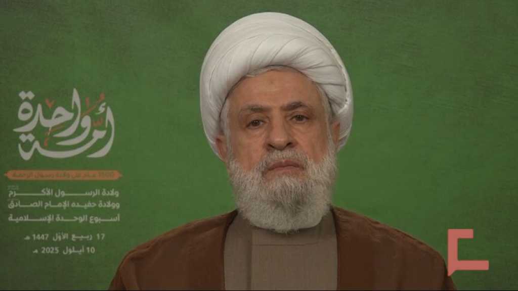 Cheikh Qassem appelle les pays de la région à soutenir la Résistance: La stratégie de sécurité nationale est la seule voie vers une solution