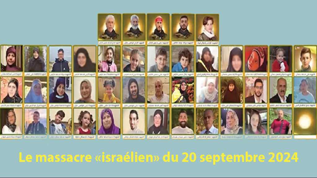 Les martyrs du bâtiment résidentiel Al-Arz: «Israël» ne tient compte d’aucune considération humanitaire