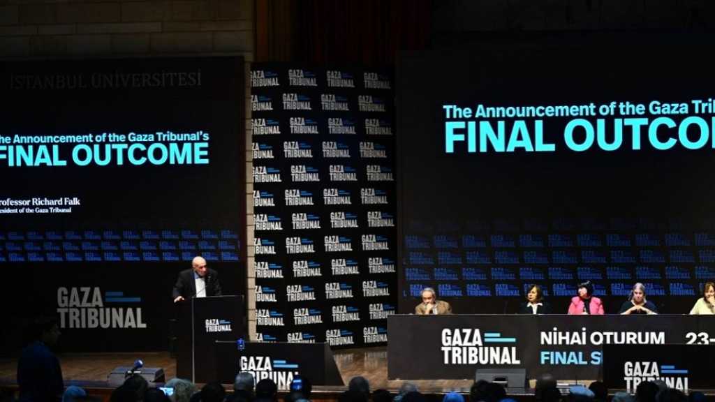 Gaza: «Israël» commet un génocide, dit le Tribunal de Gaza qui appelle les grandes puissances à agir