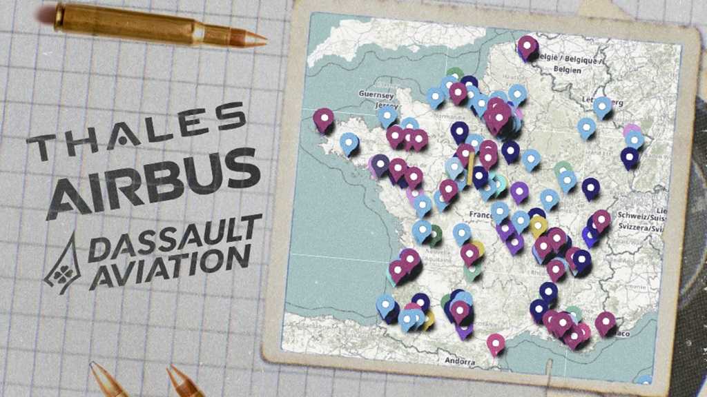 France: 44 entreprises arment «Israël», selon un collectif 