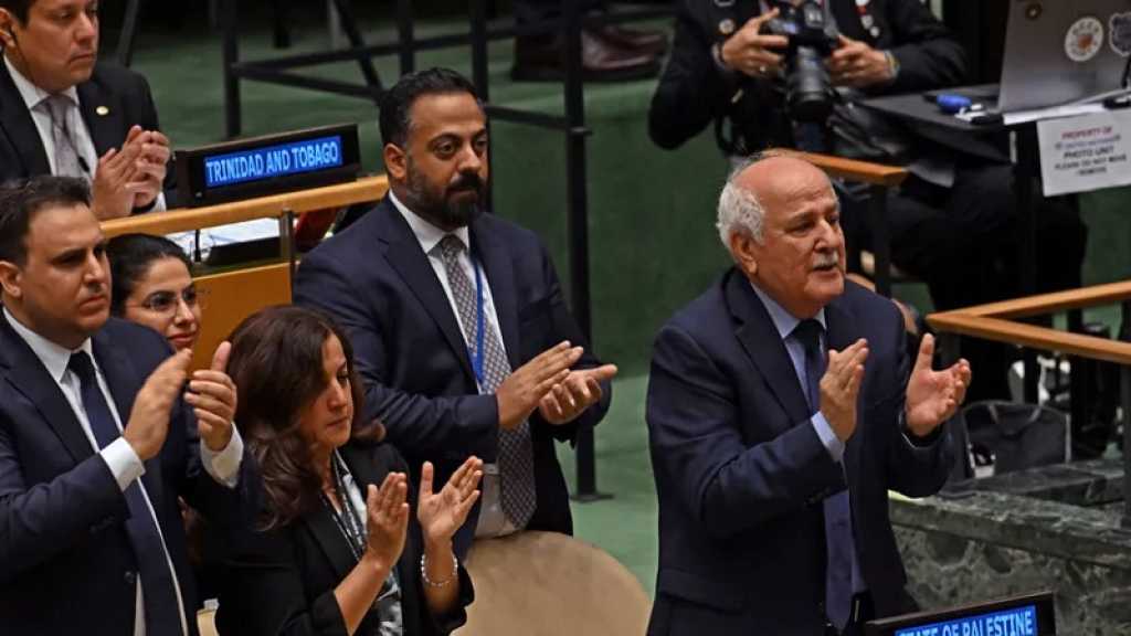  Reconnaissance de la Palestine par l’ONU: Un «ministre israélien» appelle à l’assassinat de hauts responsables palestiniens