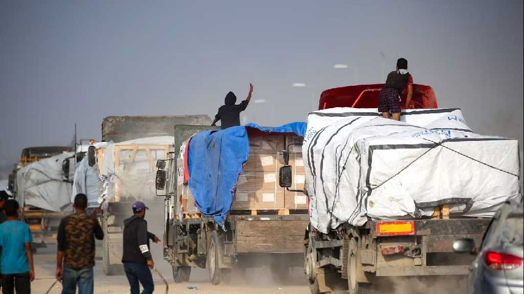 Gaza: «Israël» n’autorise qu’un tiers des camions d’aide prévus dans le cadre de la trêve
