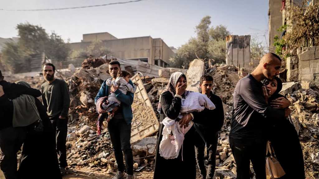 Gaza: «Israël» poursuit ses bombardements détruisant des bâtiments entiers près de Khan Younes