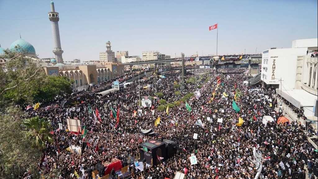 Irak: Des millions de personnes assistent aux funérailles du Leader martyr à Najaf et de Karbala