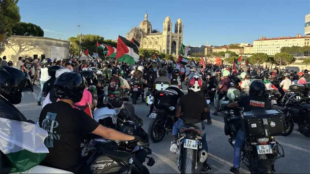 France: Plus d’une centaine de motards manifestent à Marseille en soutien à la Palestine