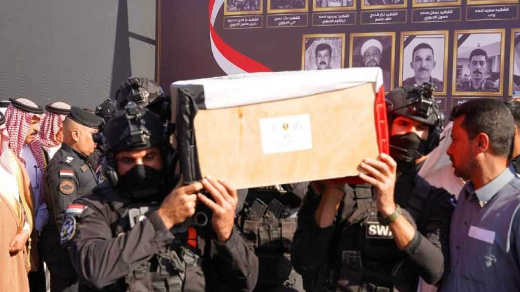 L’Irak enterre 47 membres des forces de sécurité tués il y a dix ans par «Daech»