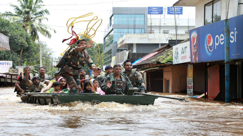 #Inde: au moins 324 morts dans les #inondations au Kerala