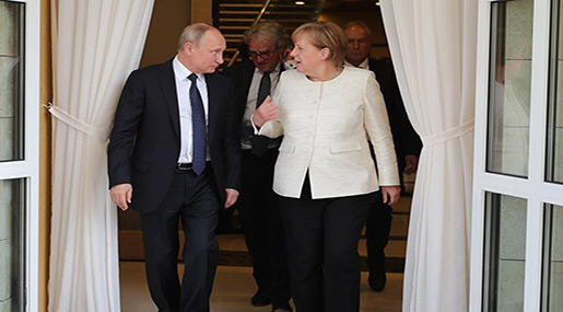 #VladimirPoutine rencontre #AngelaMerkel ce samedi 18 août en #Allemagne