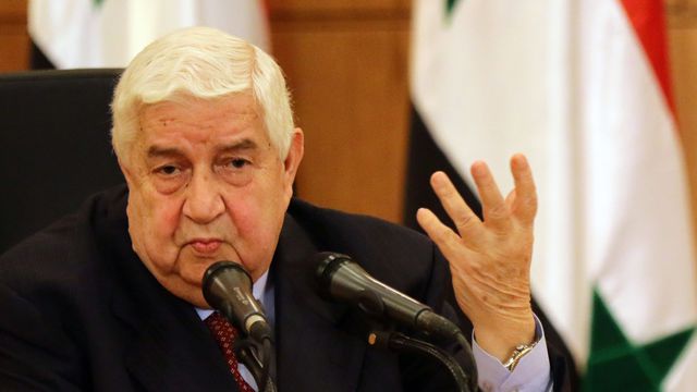 Le vice-président syrien Walid Mouallem arrive à Téhéran 